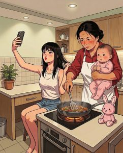 #BN212 Con Gái Tôi Đòi Tôi Làm Bảo Mẫu Miễn Phí